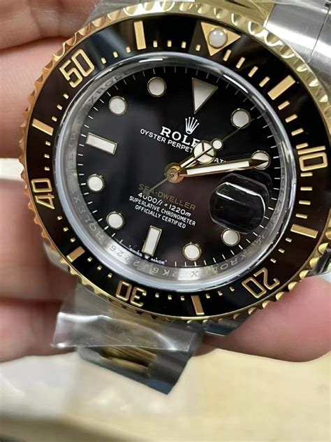 rolex sea dweller vintage replica|rolex sea dweller two tone.